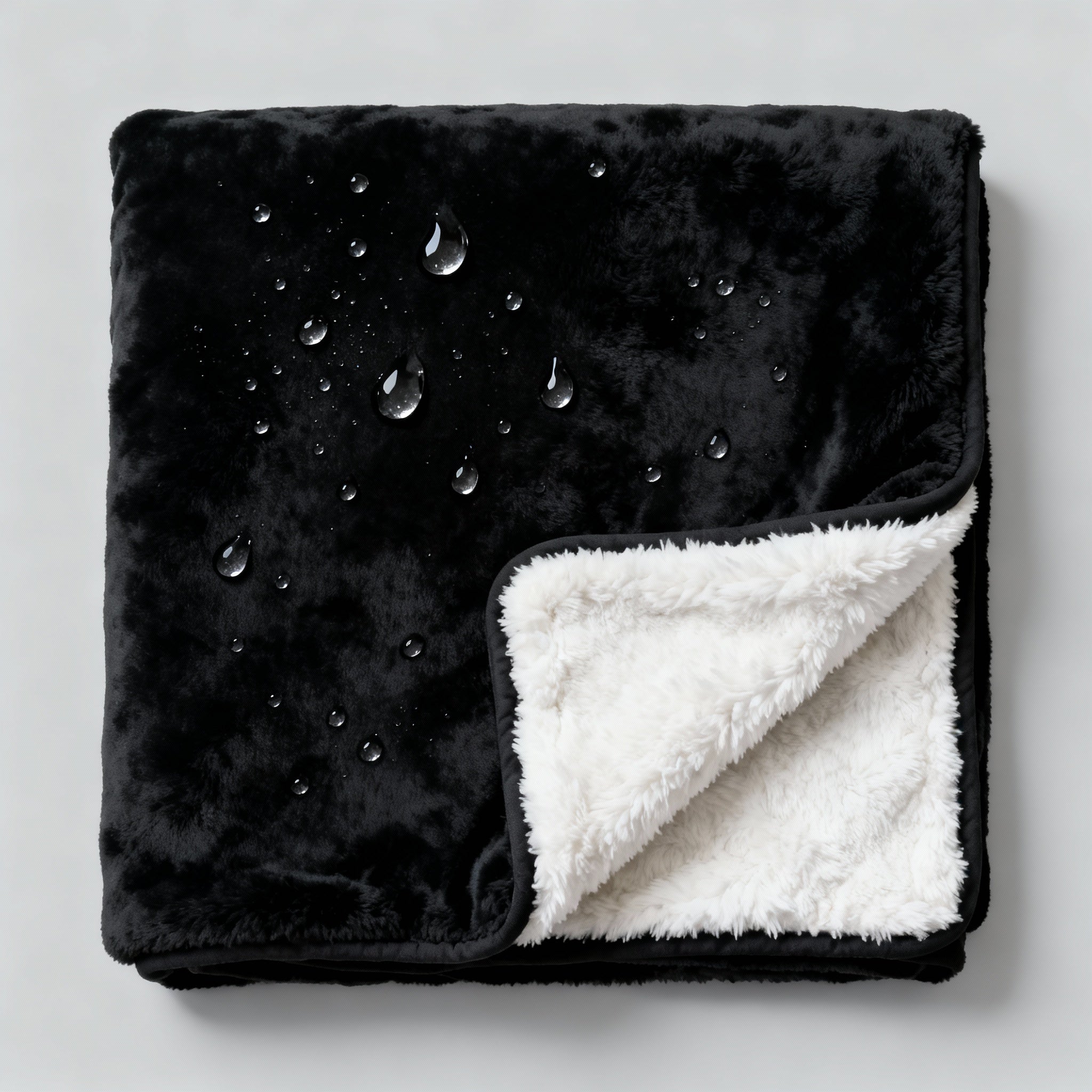 Sherpa-Fleece Waterproof blanket. Warm and Cozy