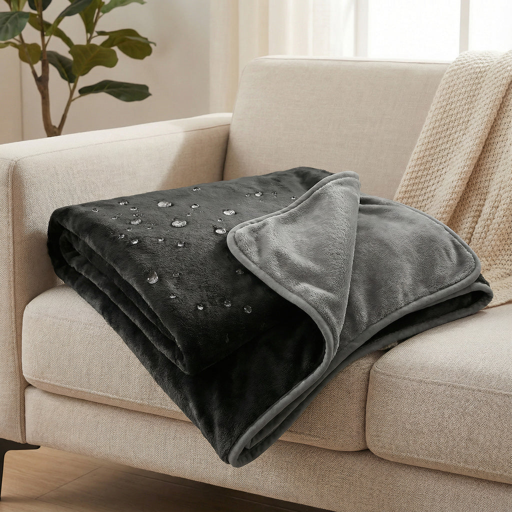Double Fleece Reversible Waterproof Blanket